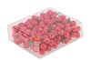 GLASS BALL GLANS ROOD 20MM OP DRAAD P/144