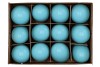 EGGS GANZEN AQUA BLAUW 6X8CM PER 12 STUKS