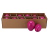 EGGS GANZEN FUCHSIA 6X8CM PER 12 STUKS