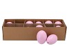 EGGS GANZEN LAVENDE 6X8CM PER 12 STUKS