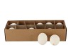 EGGS KIPPEN GEBLAZEN WIT 5X6CM PER 12 STUKS