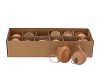 EGGS KIPPEN HANGER BRUIN 5X5CM PER 12 STUKS