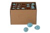 EGGS KWARTEL AQUA BLAUW 2.5X3.5CM PER 60 STUKS