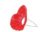 BOUQUETHALTER HERZ ROT D20CM