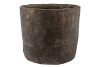 IRON STONE GREY POT 24X23CM