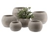 BETON POT BOULE 18X14CM