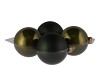 GLASS BALL PINE GREEN 100MM SET OF 4