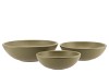 VINCI OLIVE DRAB BOWL LOW SPHERE SHADED 20X7CM