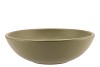 VINCI ARMY GREEN BOWL LOW 30X9CM