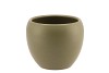 VINCI ARMY GREEN FLOWER POT 14X11CM