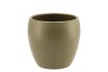 VINCI ARMY GREEN FLOWER POT 14X13CM