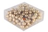 GLASS BALL COMBI CHAMPAGNE 25MM P/144