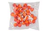 PICK APPEL ORANGE 4X10CM ON WIRE P/36