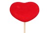 PICK HART VILT RED 6X6+ STICK 50CM P/25