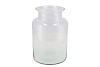 GLASS MILK BOTTLE VASE ECO 17X25CM