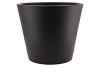 VINCI MATT BLACK CONTAINER POT 34X28CM