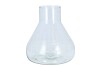 GLASS MILK BOTTLE ROCA CLEAR 22X25CM