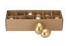 EGGS KIPPEN GOUD PER 12 4X6CM