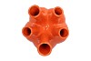 AGLIO SHINY ORANGE VASE 22X28CM NM