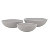 VINCI MATT GREY BOWL LOW 30X9CM