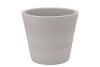 VINCI MATT GREY CONTAINER POT 21X19CM