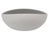 VINCI MATT GREY BOWL OVAL 31X21X13CM