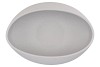 VINCI MATT GREY BOWL OVAL 31X21X13CM