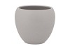 VINCI MATT GREY FLOWER POT 17X15CM