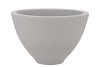 VINCI MATT GREY BOWL 23X15CM