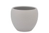 VINCI MATT GREY FLOWER POT 14X11CM