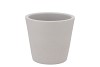 VINCI MATT GREY CONTAINER POT 15X13CM