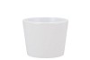 CERAMIC WHITE SHINY POT 11CM