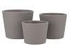 CERAMIC GREY POT 13CM