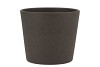 CERAMIC DARK GREY POT 15CM