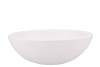 VINCI MATT WHITE BOWL LOW 20X7CM