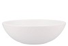 VINCI MATT WHITE BOWL LOW 30X9CM