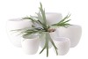 VINCI MATT WHITE FLOWER POT 17X15CM