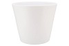 VINCI MATT WHITE CONTAINER POT 34X28CM