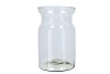 GLASS MILK BOTTLE ROCA CLEAR 16X25CM