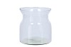 GLASS MILK BOTTLE ROCA CLEAR 16X20CM