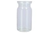 GLASS MILK BOTTLE ROCA CLEAR 16X30CM