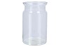 GLASS MILK BOTTLE ROCA CLEAR 19X30CM