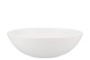 VINCI MATT WHITE BOWL LOW 25X8CM