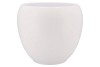 VINCI MATT WHITE FLOWER POT 31X28CM