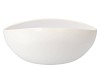 VINCI MATT WHITE BOWL OVAL 31X21X13CM