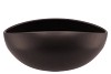 VINCI MATT BLACK BOWL OVAL 31X21X13CM