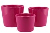 CERAMIC PINK SHINY POT 11CM