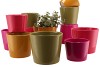 CERAMIC PINK SHINY POT 11CM