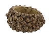 CONCRETE PINECONE BROWN ROUND 21X16X12CM NM