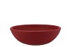 VINCI RED VELVET BOWL LOW 20X7CM